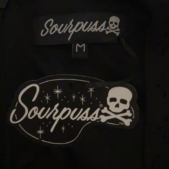 (50 Likes !!!) NWT SOURPUS midi dress, corseted top, eyelet fabric, got, pin up - Picture 5 of 9